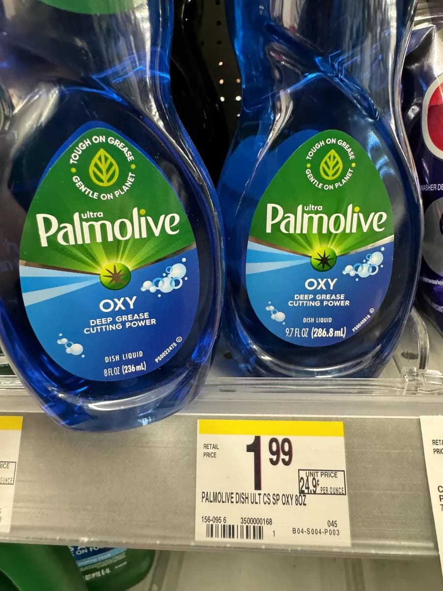 Palmolive Palmolive Dish Soap — 9.7fl oz to 8fl oz