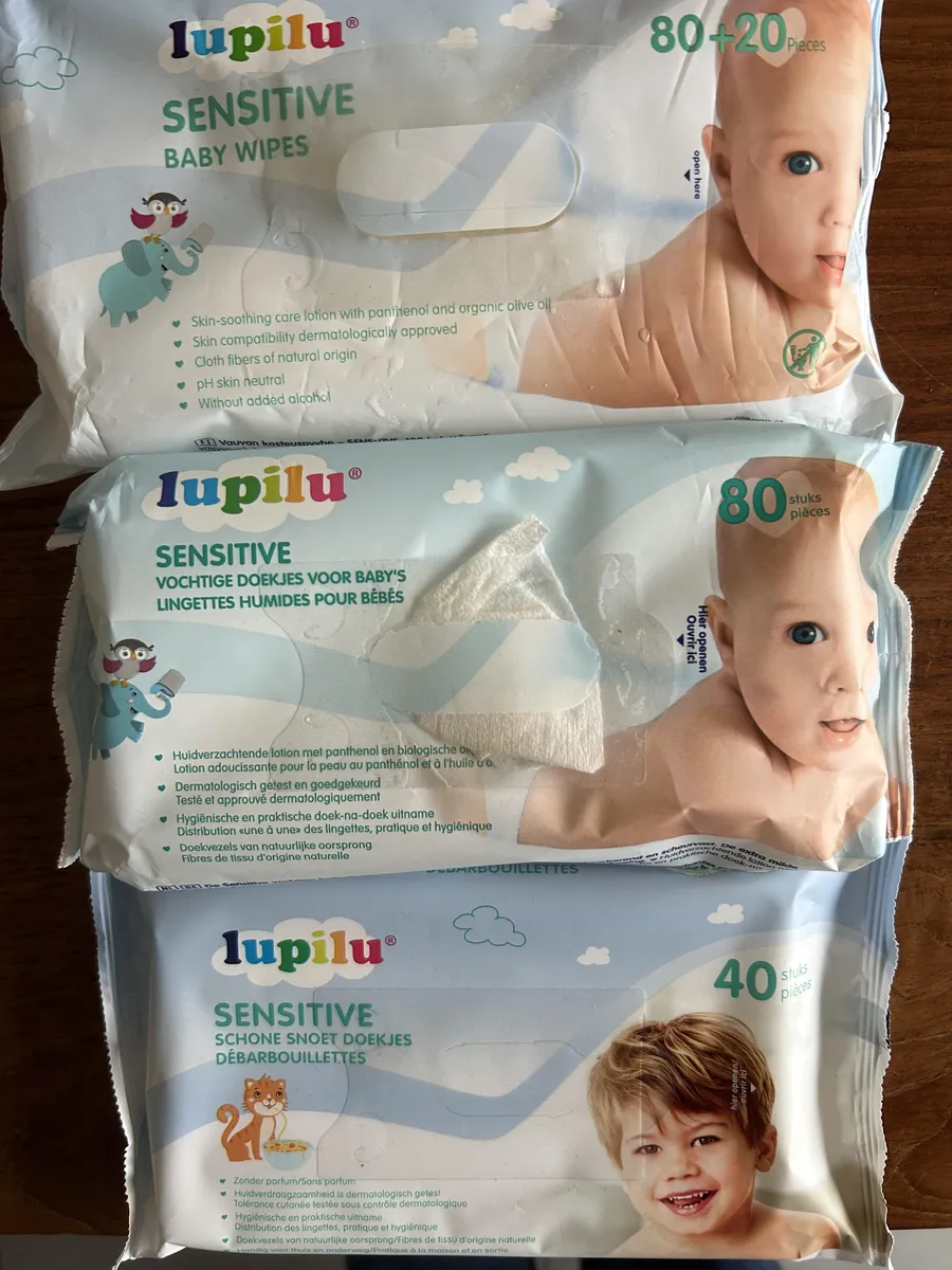 Lidl Baby wipes package