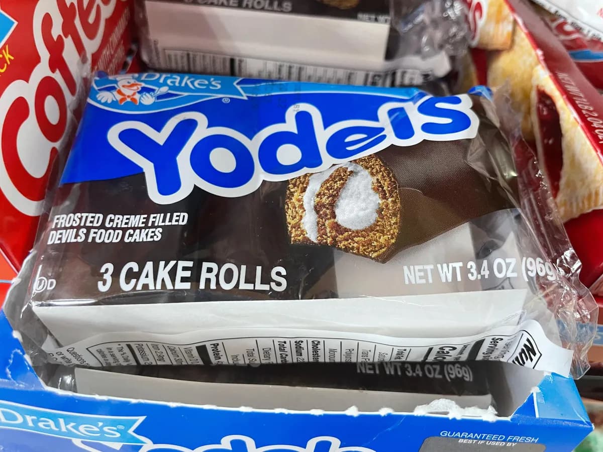 Hostess Yodels — 3ct to 2ct
