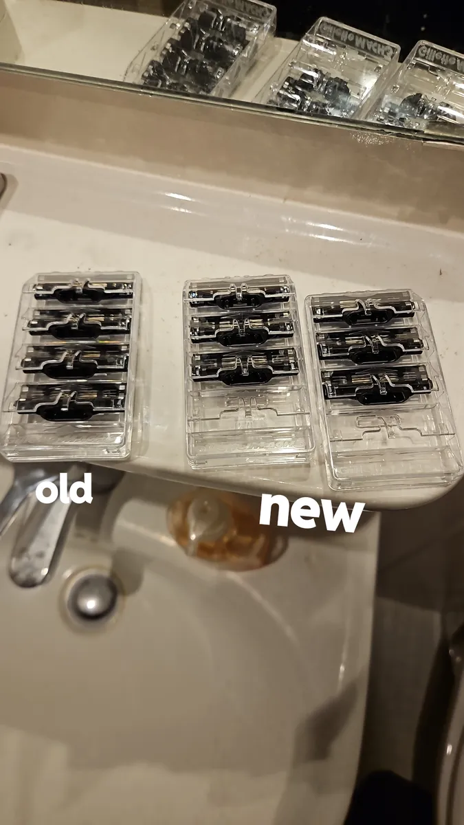 Gillette Mach3 blades — 4ct to 3ct