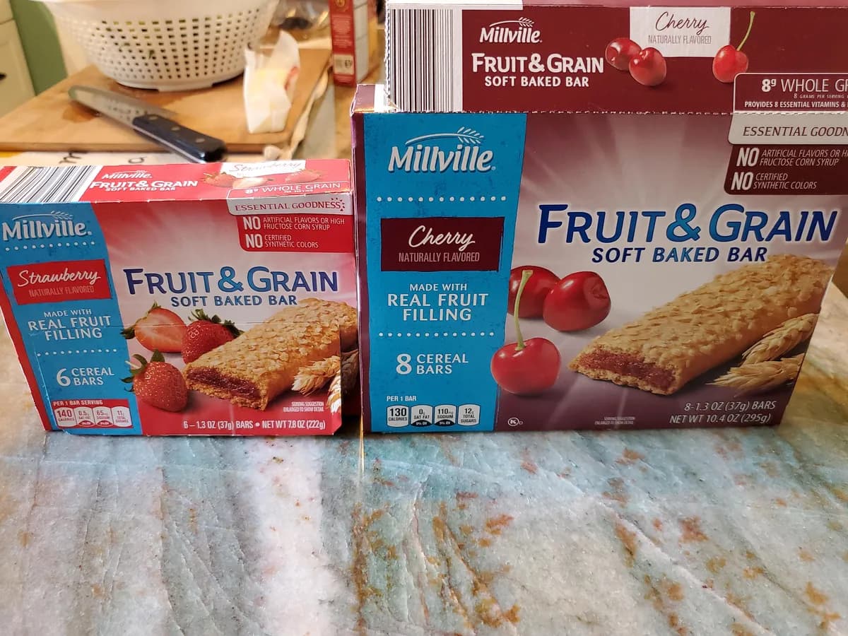 Aldi Fruit and Grain Bar — 8ct to 6ct