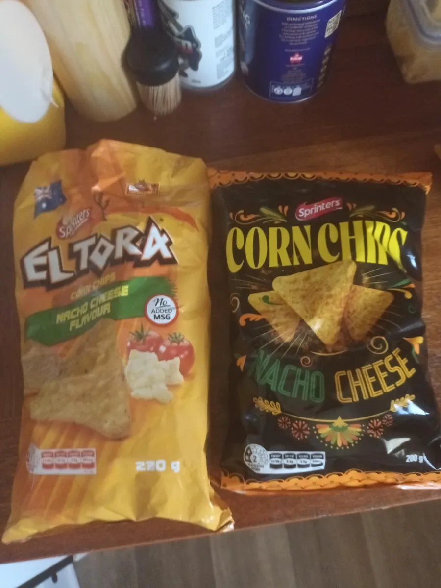 Aldi nacho chips package