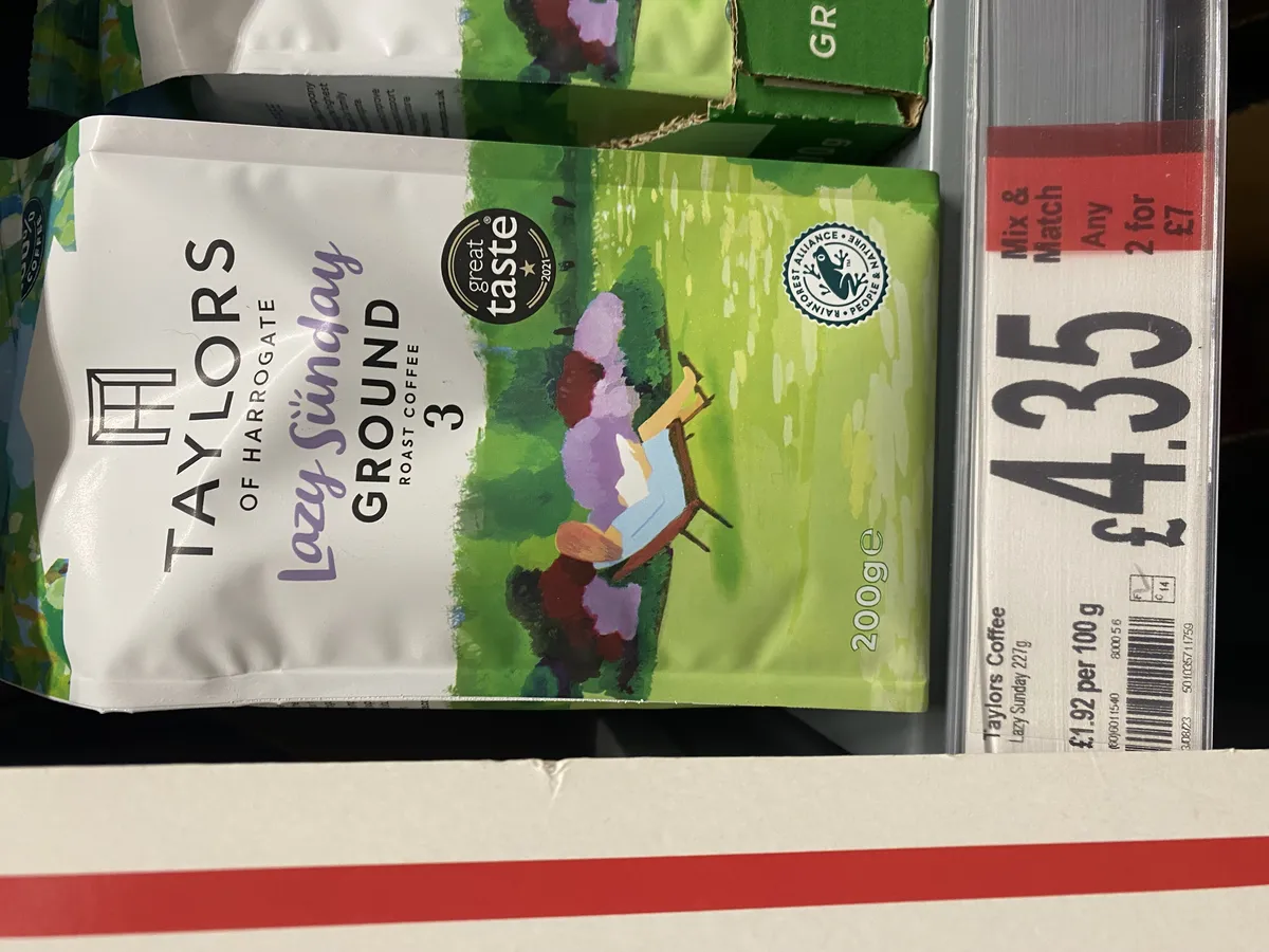 Taylors Taylors Coffee — 227g to 200g