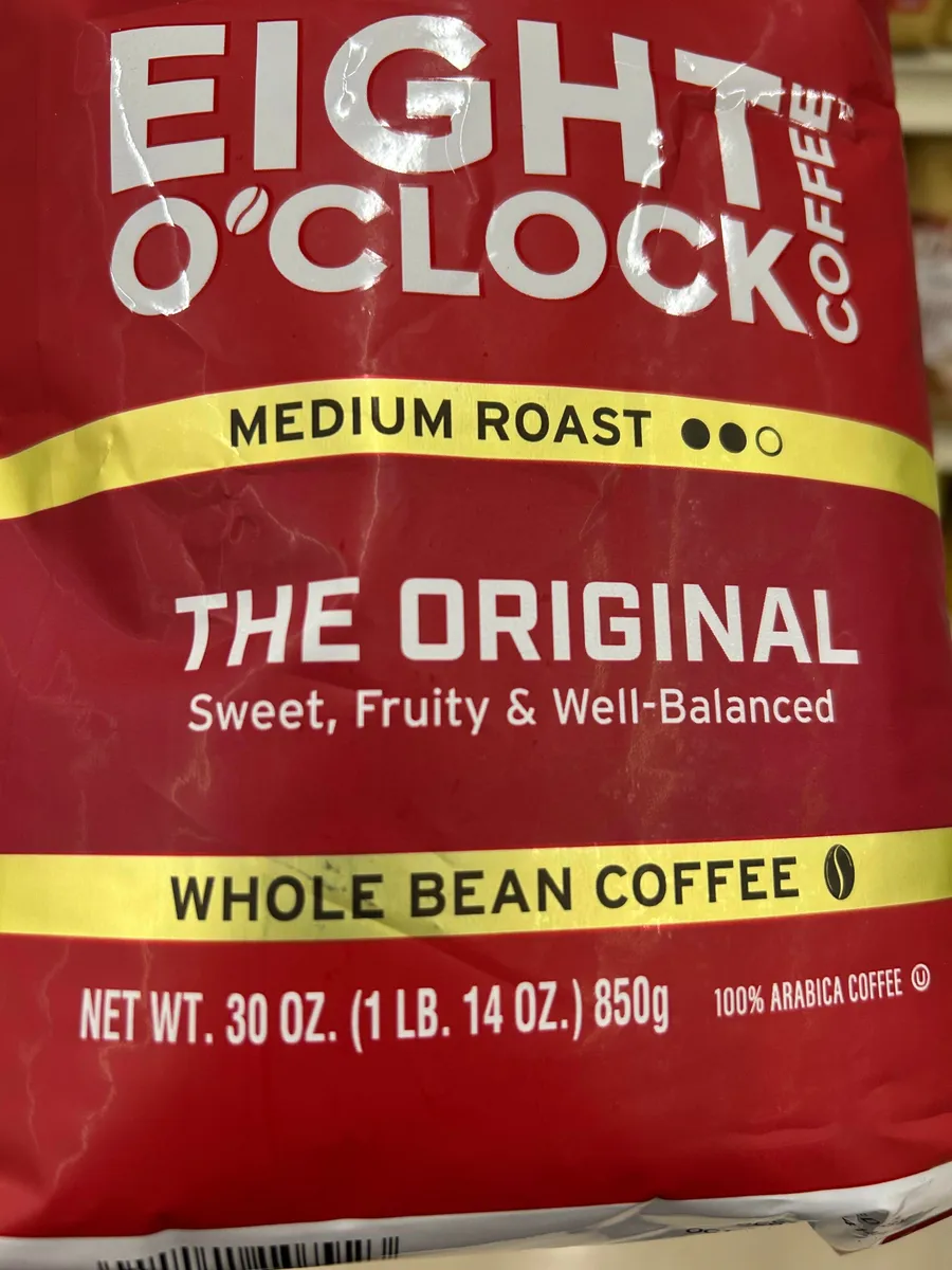 Eight O'Clock Eight O'Clock Bean Coffee — 32oz to 30oz