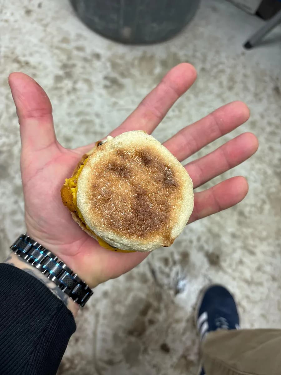 McDonald's English Muffin and Chicken