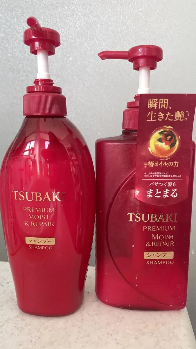 Tsubaki Premium Shampoo — 490ml to 450ml