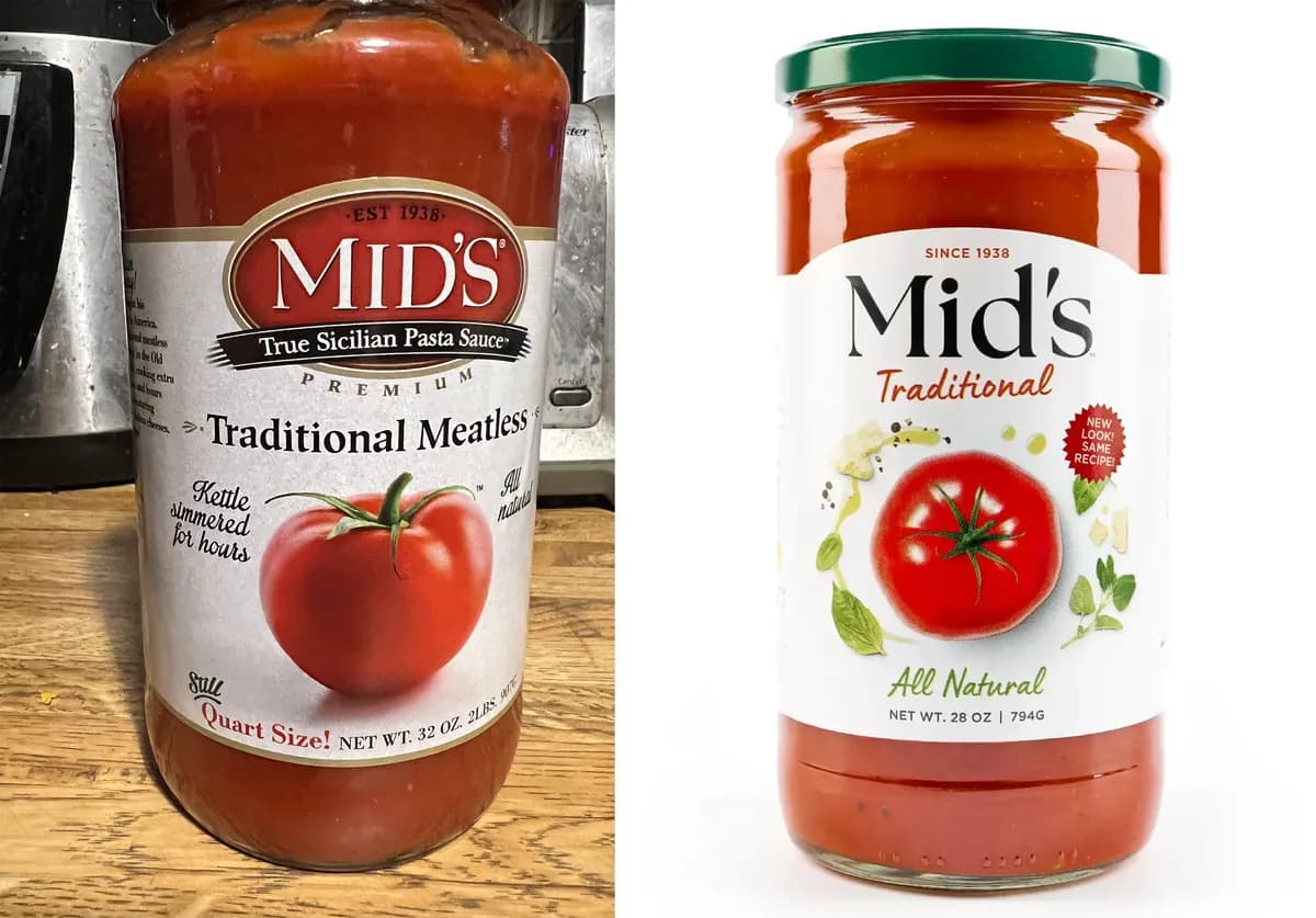 Mid'S Pasta Sauce package