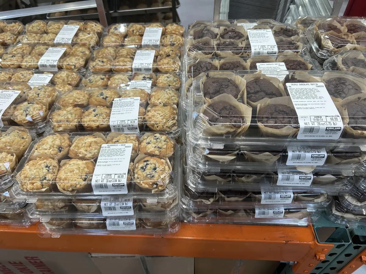 Costco Giant Mix and Match Muffins — 31oz to 28oz