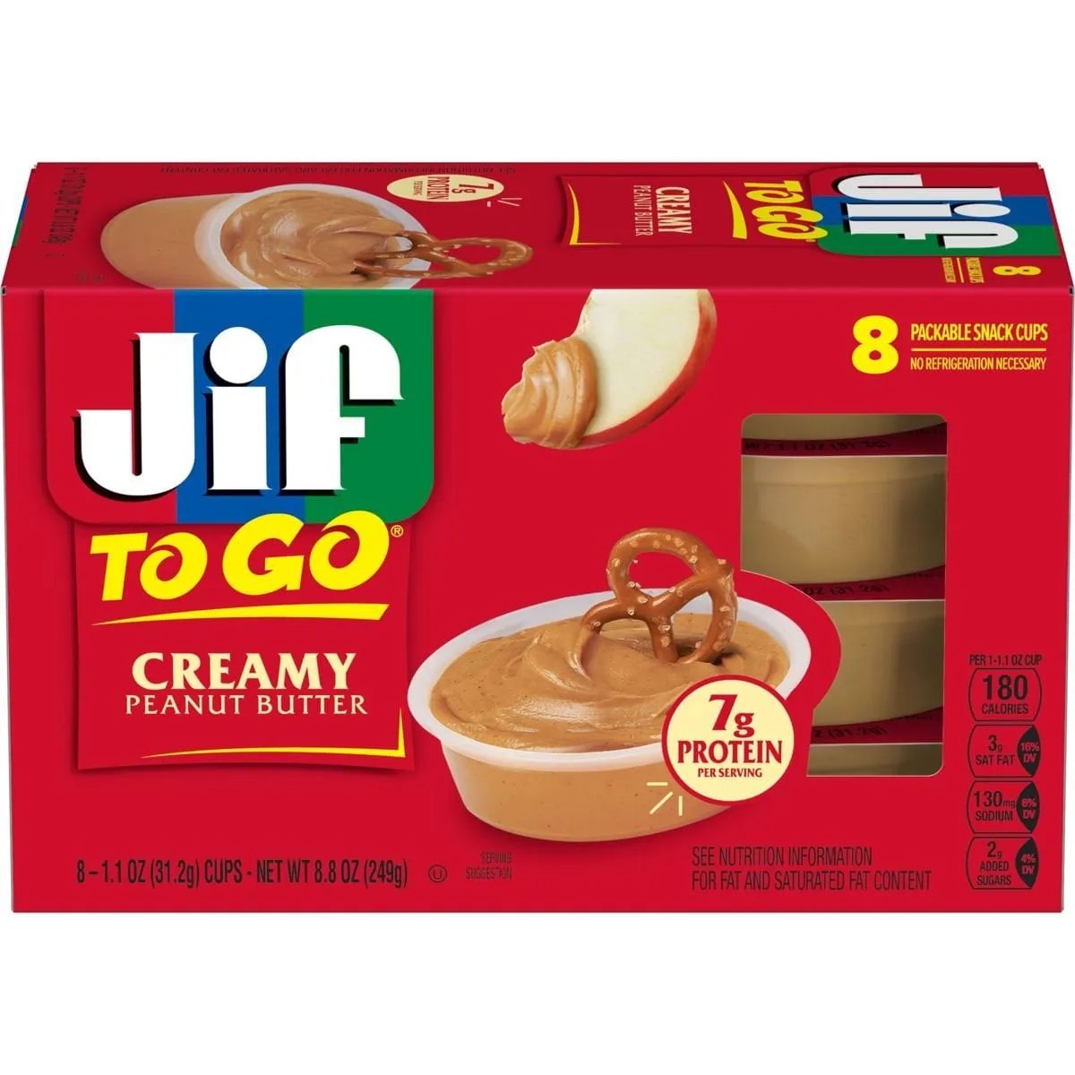 Jif Jif To-Go cups — 1.5oz to 1.1oz