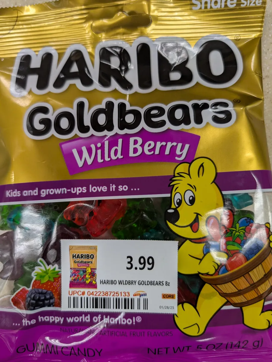 Haribo Wild Berry package