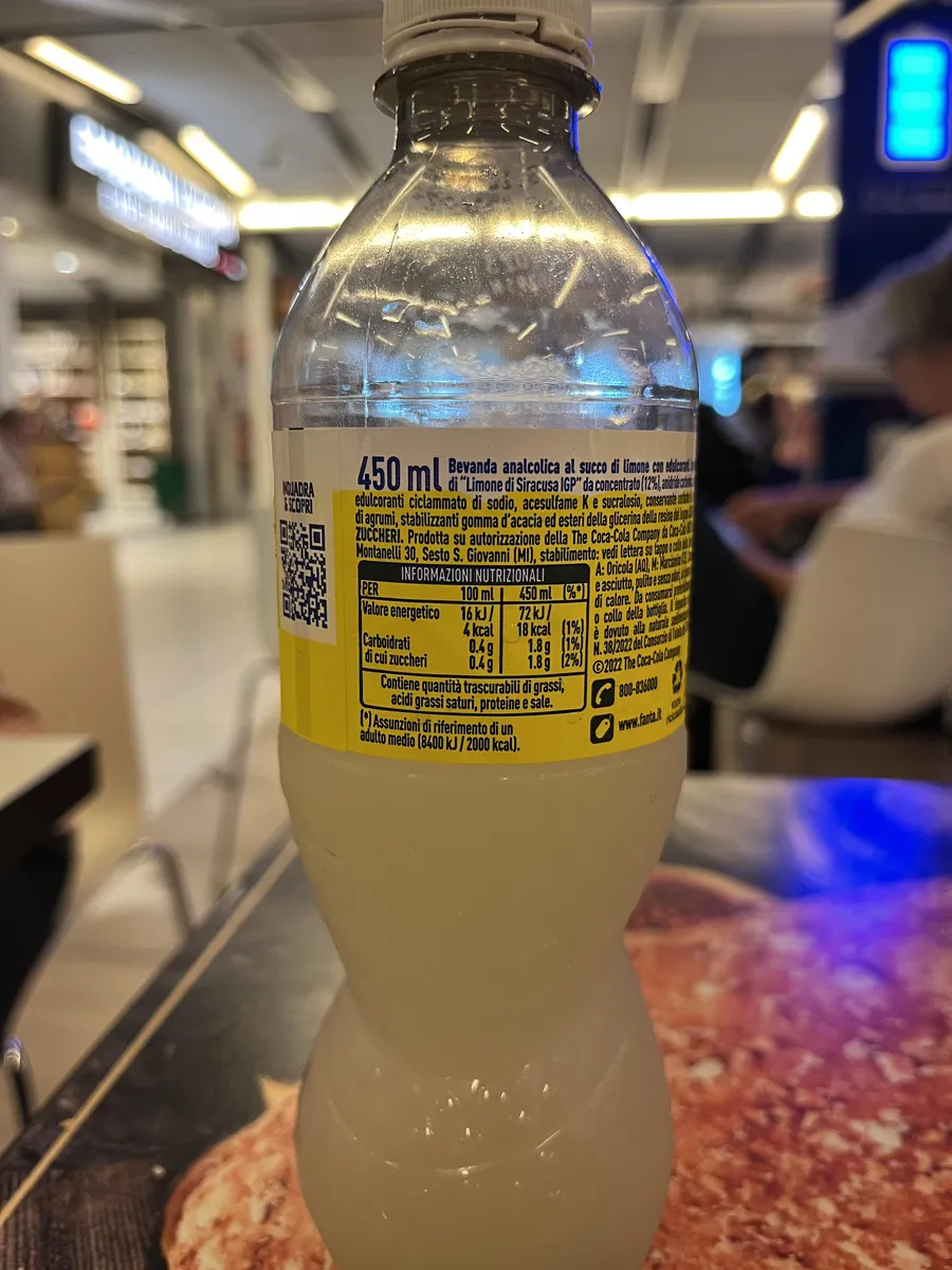 Fanta Fanta Italian — 500ml to 450ml