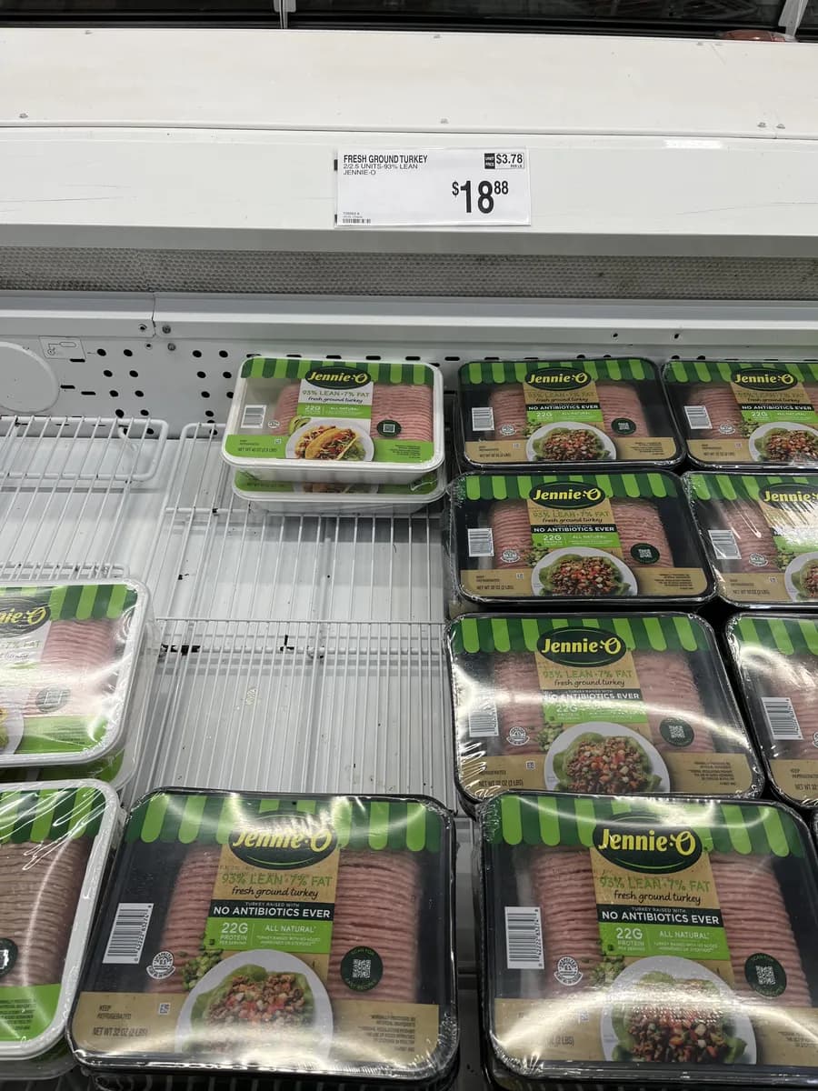 Jennie-O Ground Turkey — 40oz to 32oz