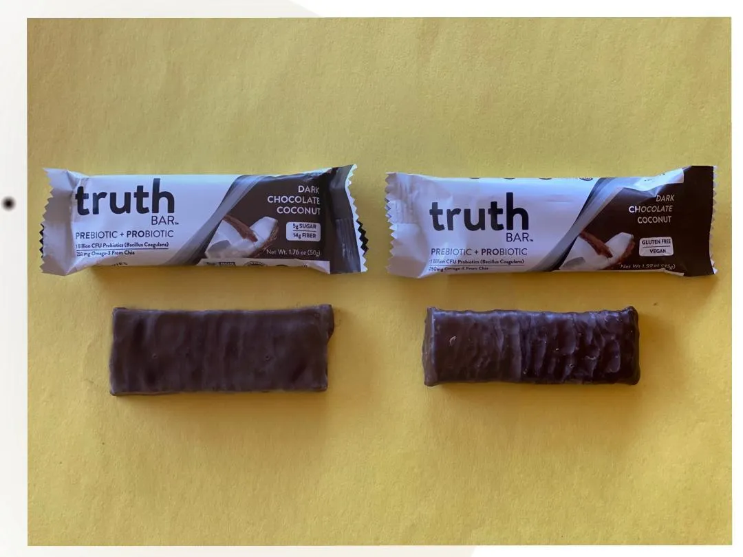 Nabisco Truth Bars package