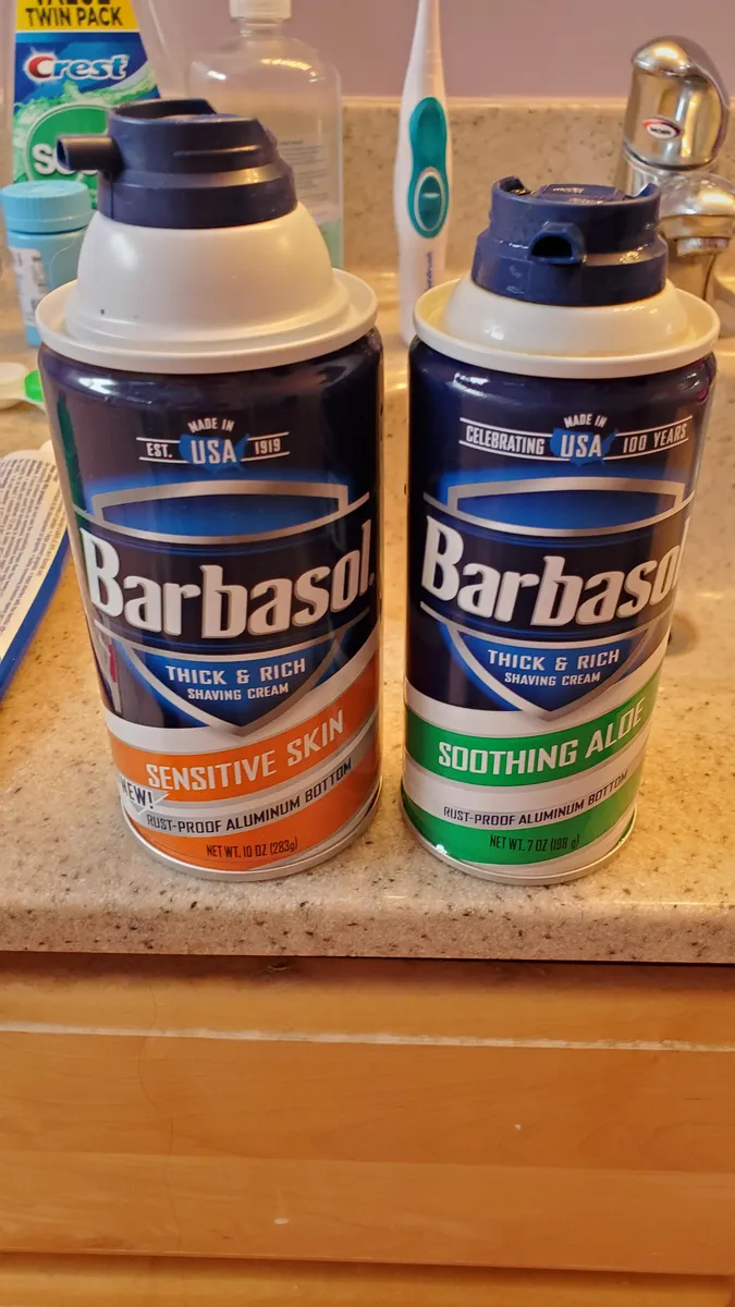 Barbasol Shaving Cream — 10oz to 7oz