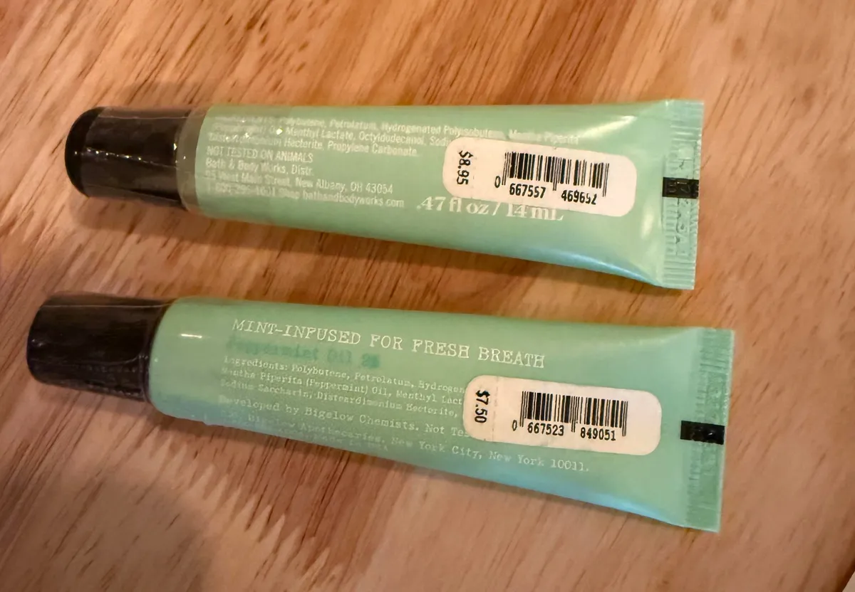 Bath & Body Works Lipgloss package photo