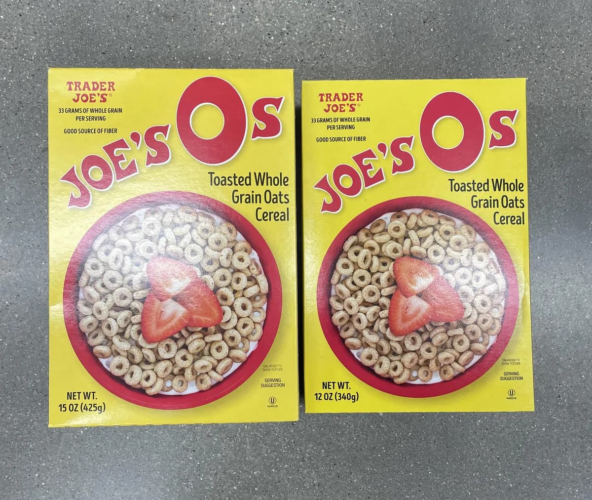 Trader Joe's Cereal — 15oz to 12oz