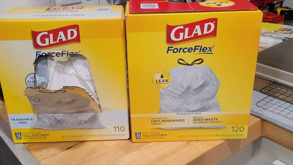 Glad Trash Bags (Large) — 120ct to 110ct