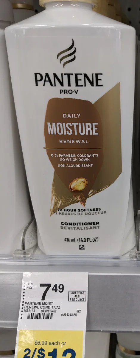Pantene Pantene Shampoo or Conditioner — 17.7fl oz to 16fl oz