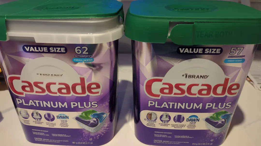 Cascade Dishwasher Pods package