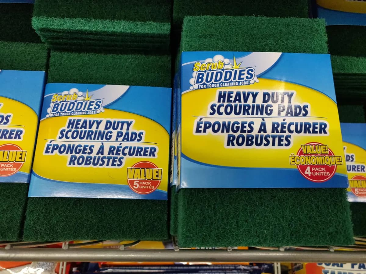 Dollar Tree Scouring Pads — 5ct to 4ct