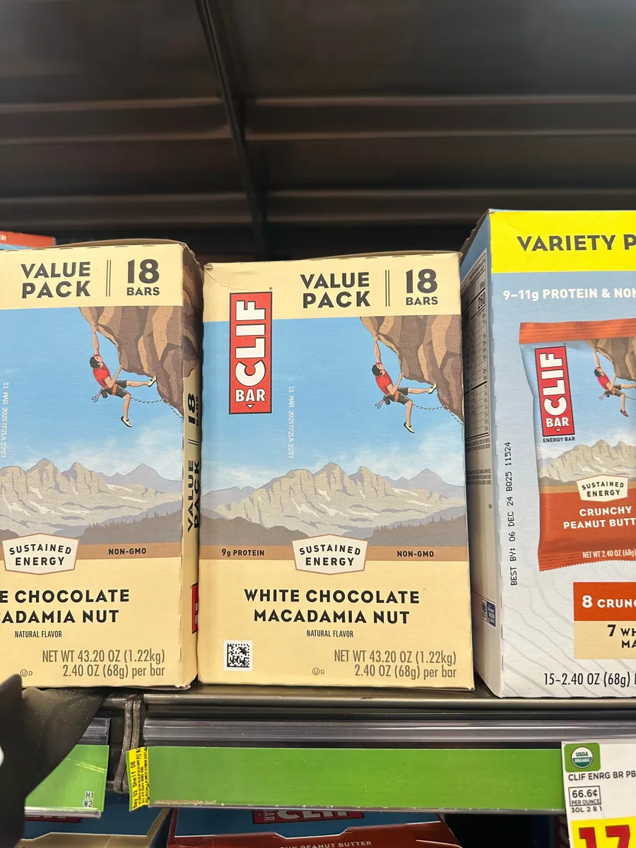 Clif Clif Bars — 18ct to 15ct
