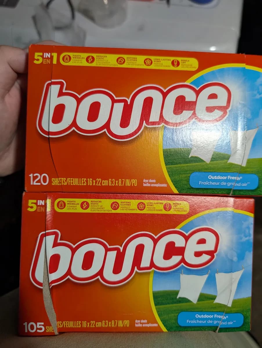Bounce Dryer Sheets — 120ct to 105ct