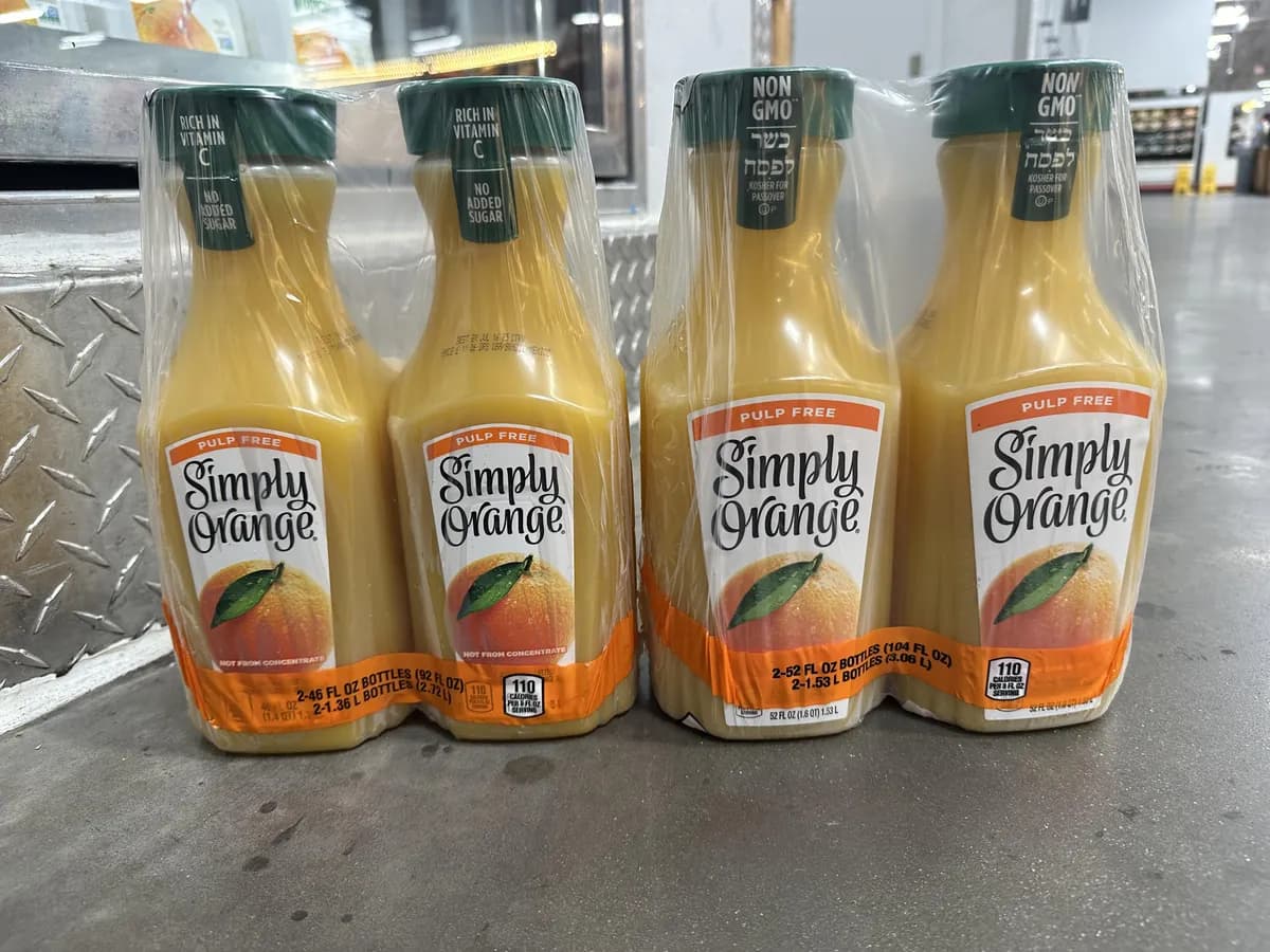 Simply Simply Orange Orange Juice package