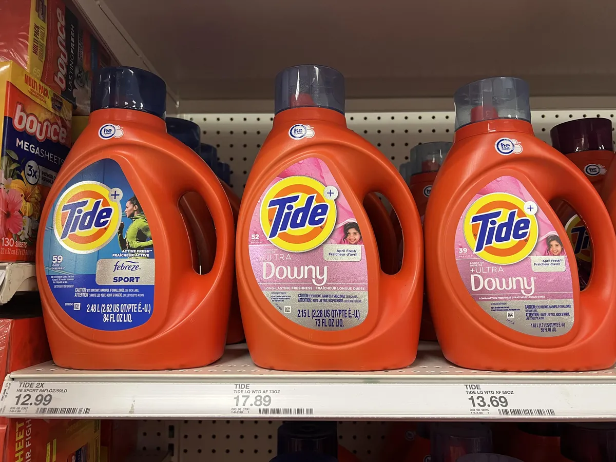 Tide Tide Downy — 84fl oz to 56fl oz