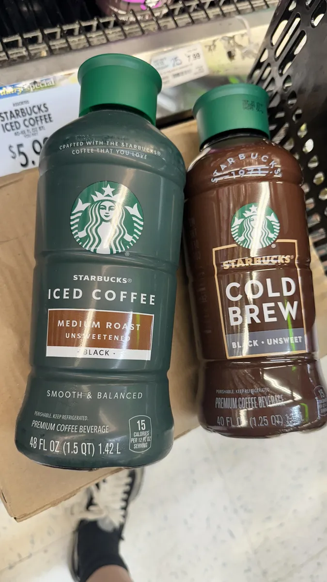 Starbucks Cold Brew — 48fl oz to 40fl oz