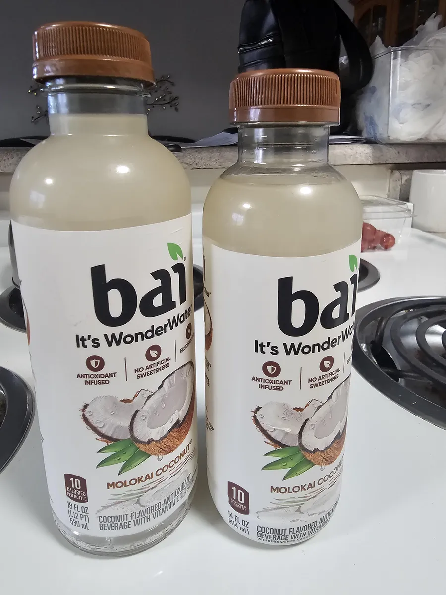 Bia Coconut Water — 18fl oz to 14fl oz