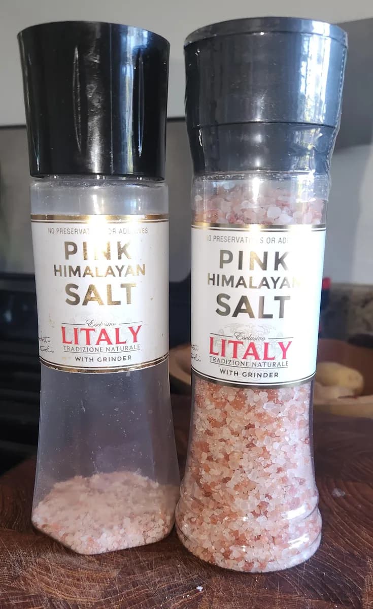 Litaly Pink Himalayan Salt — 14.1oz to 12.9oz