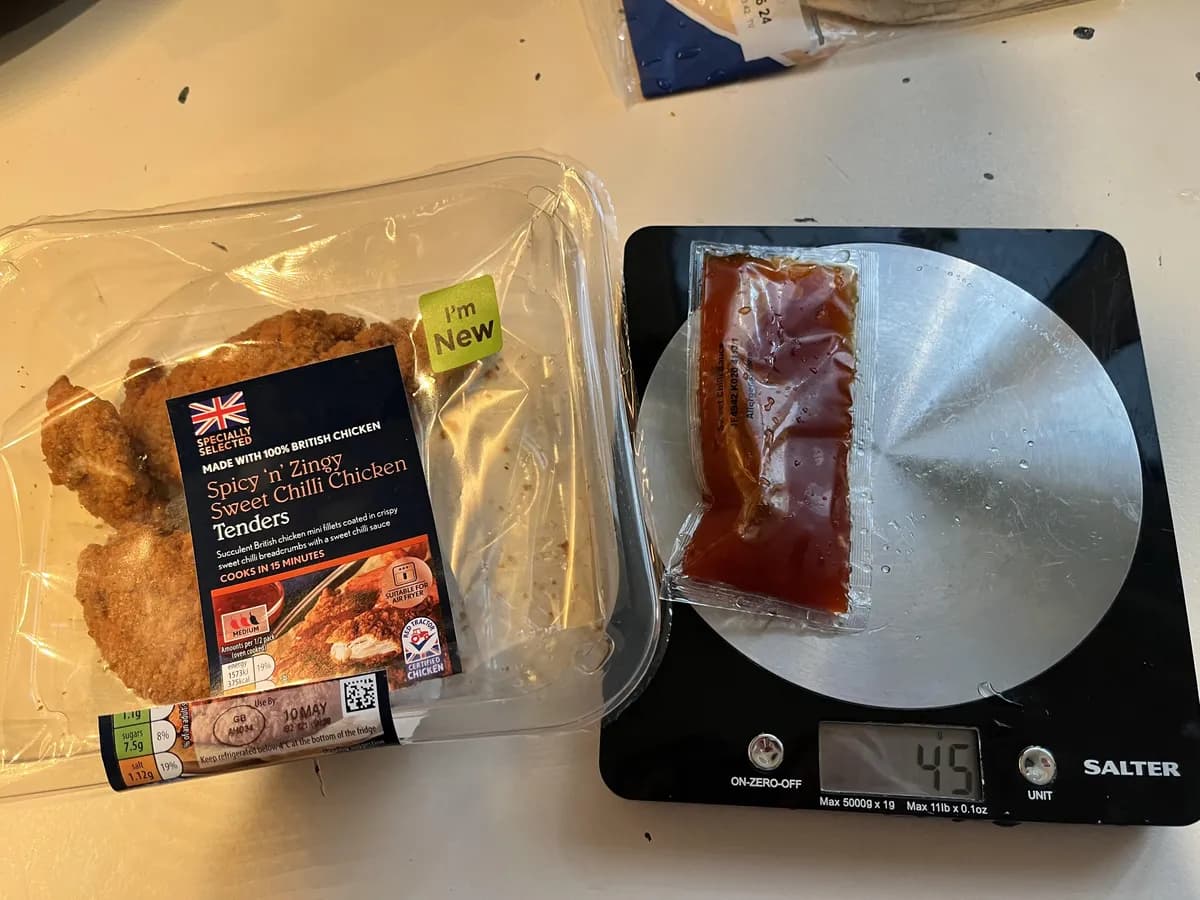 Aldi Spicy Chicken Tenders package