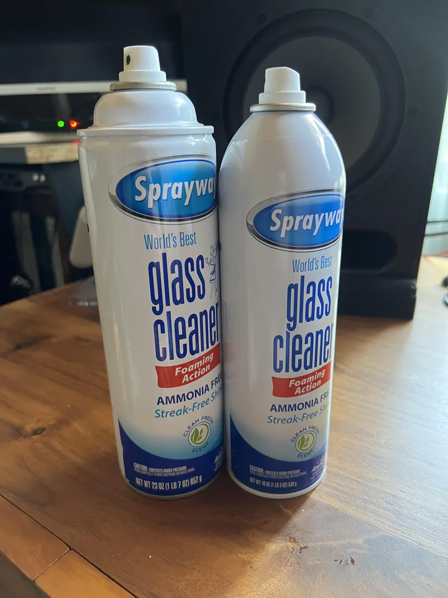 Spray Away Glass Cleaner — 23fl oz to 19fl oz