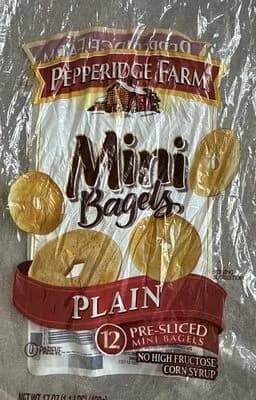 Pepperidge Farm MINI BAGELS — 17.6oz to 17oz