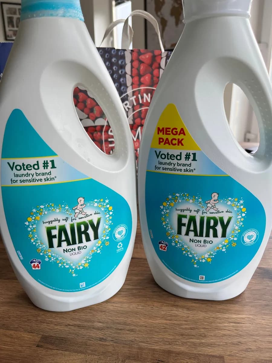 Fairy Laundry Detergent Mega Pack — 1500ml to 1300ml