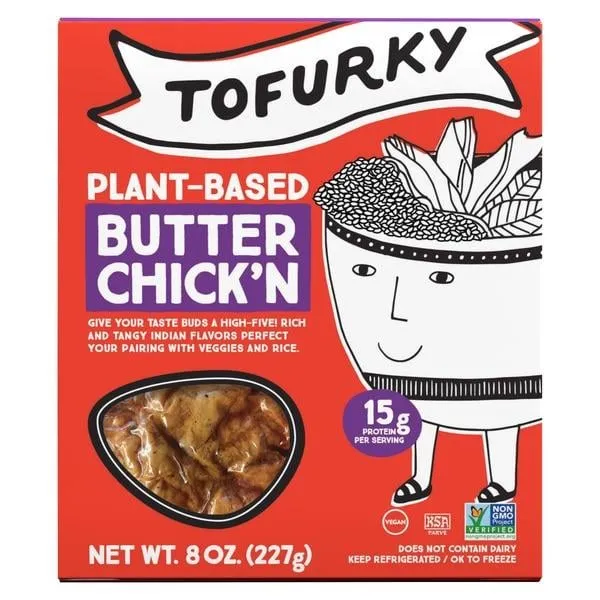Tofurkey Butter Chick'n — 9oz to 8oz