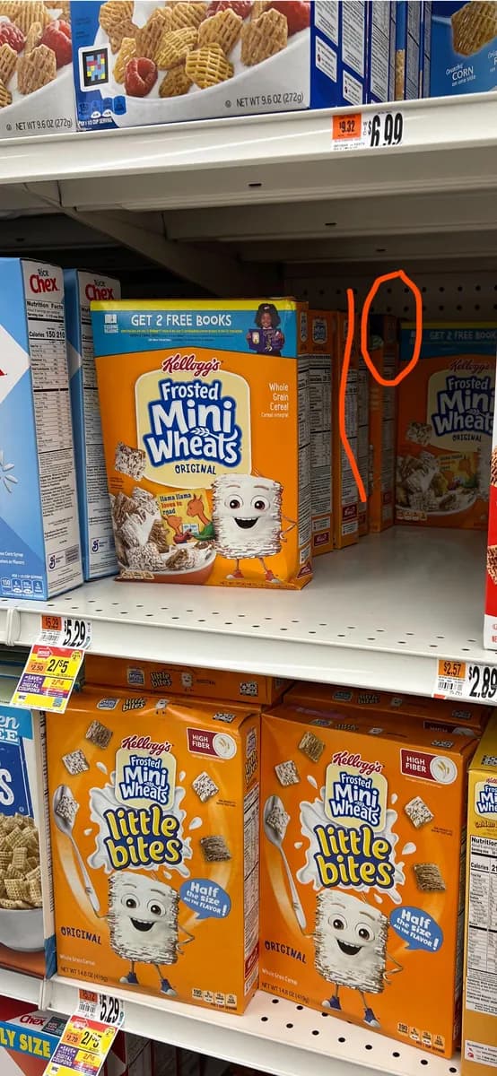Frosted Mini Wheats Frosted Mini Wheats — 16oz to 18oz
