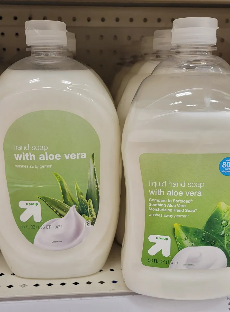 Target Hand Soap — 56fl oz to 50fl oz