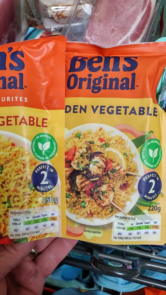 Uncle Ben'S Uncle Ben's Rice — 250g to 220g