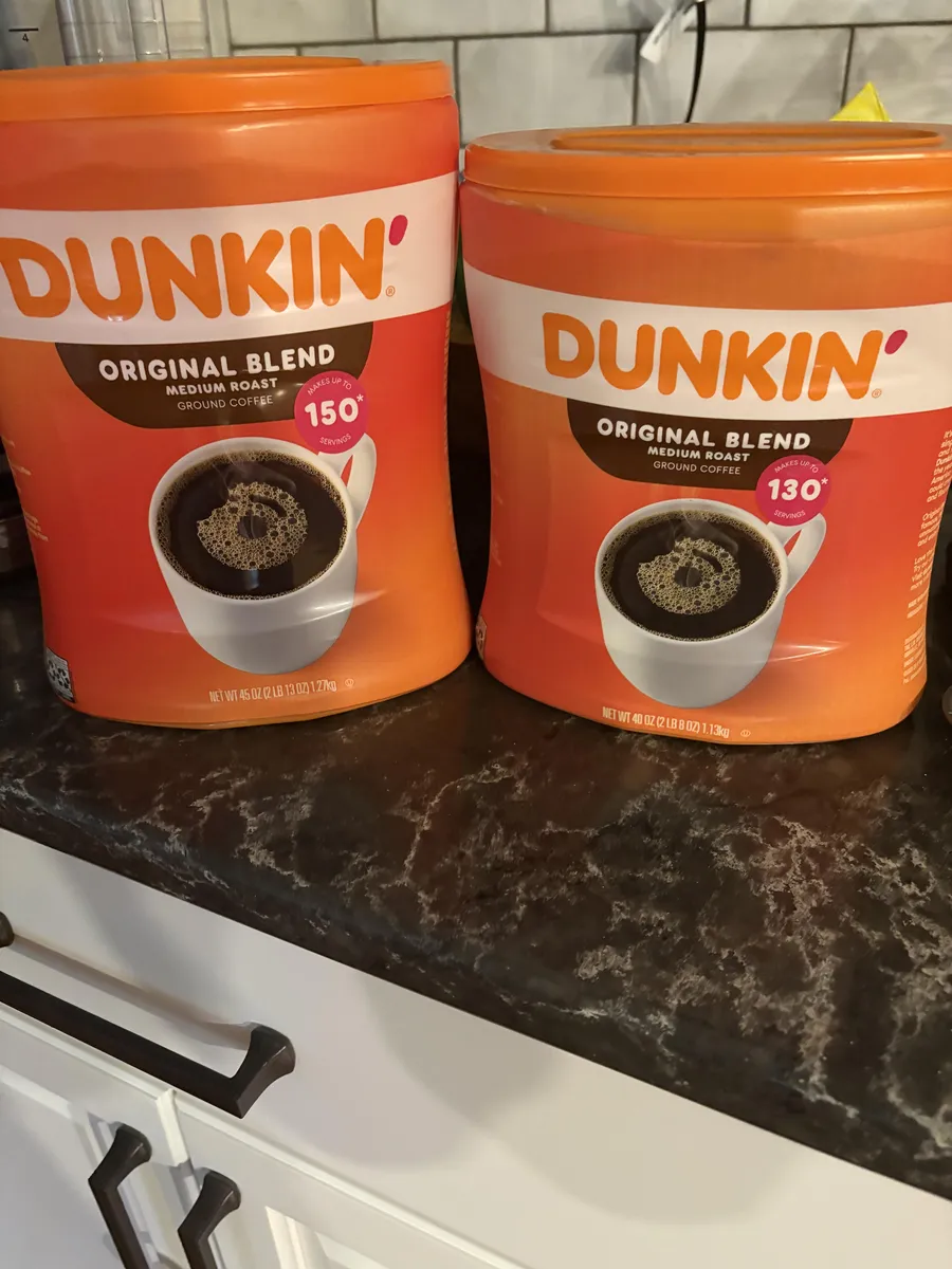 Dunkin' Dunkin Coffee — 45oz to 40oz