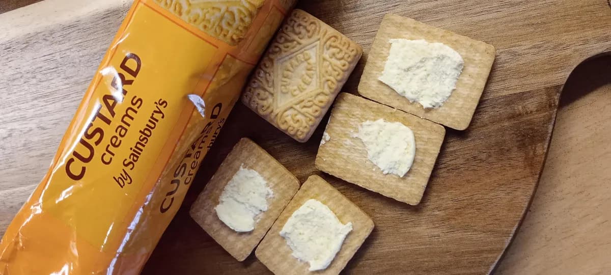 Sainsbury's custard creams
