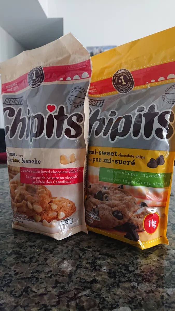 Hershey Chocolate chipits package