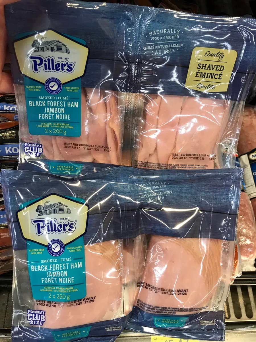 Pillar's Black Forest Ham — 500g to 400g